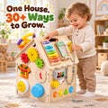 Wooden Montessori Busy House