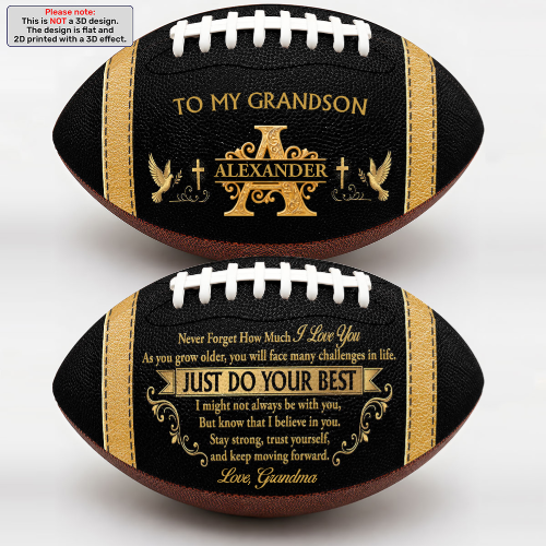 Personalized football preview - To My Grandson