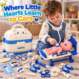 Little Doctor Play Kit with Hippo Carry Case – for kids ages 3–9