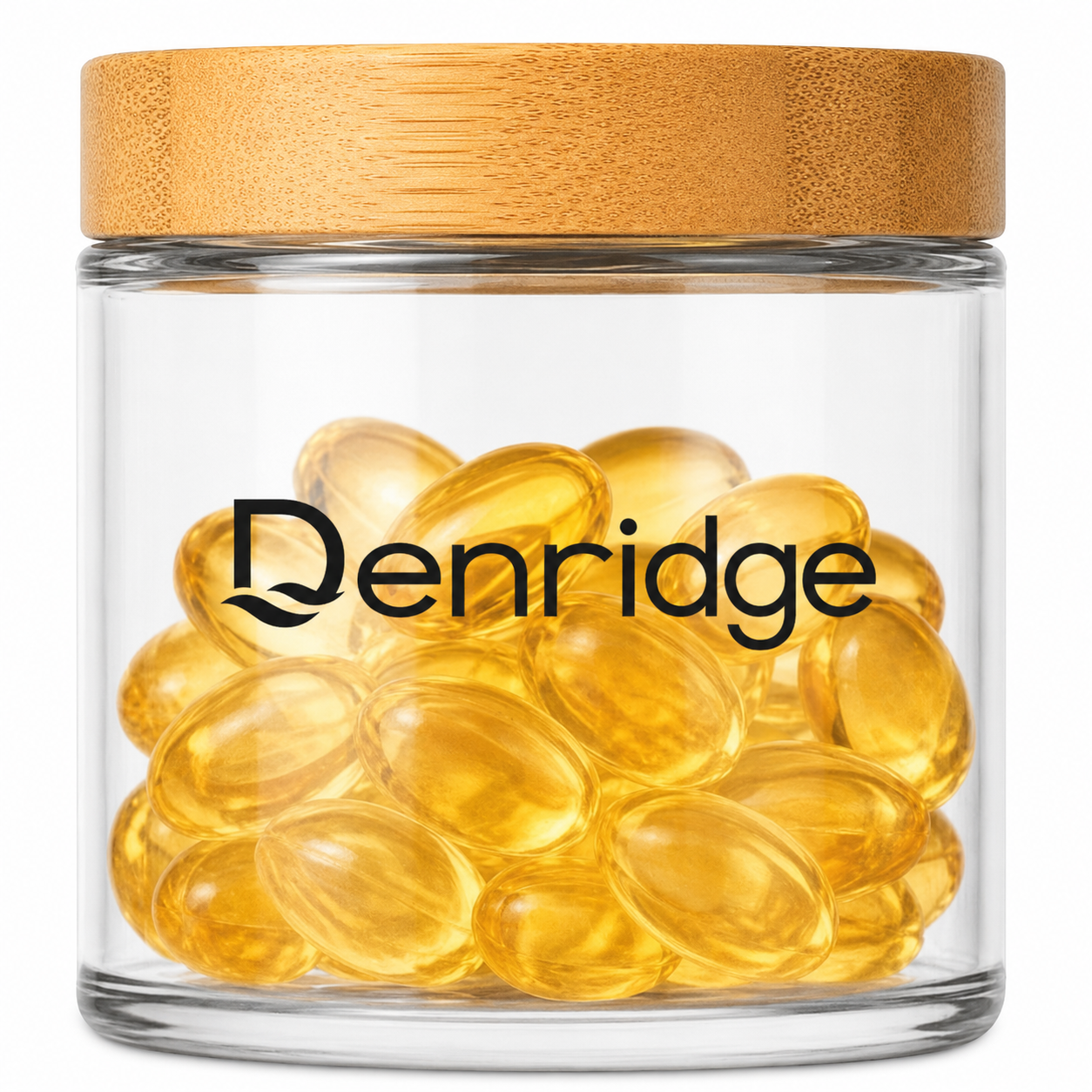 Bamboo Lid Glass Jar - Oregano
