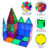 Magnetic Building Tiles Transparent Blocks Toy