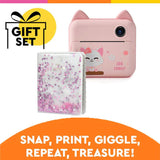Pets Instant Print Kiddies Camera with dual lens and instant photo printing for kids