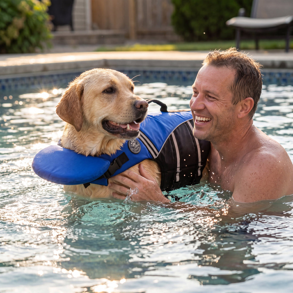 HeadUp - dog life jacket with chinlift® head rest