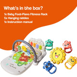 Baby Foot-Piano Fitness Rack for Newborns