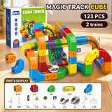 Magnetic Gravity-Defying Electric Track Car Toy