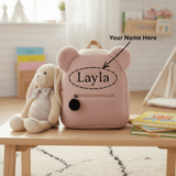 Custom Name Teddy Bear Backpack – gift idea for kids and grandchildren