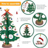 Customizable Wooden Keepsake Christmas Tree