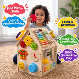 Wooden Montessori Busy House
