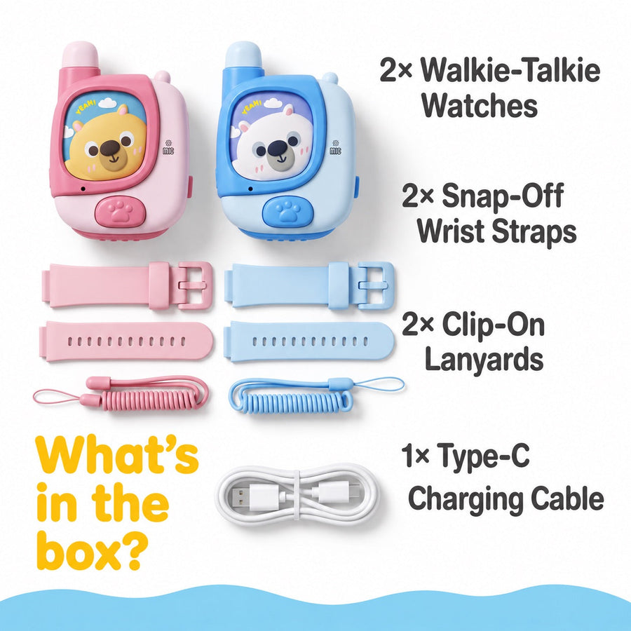 Kids Walkie-Talkie Watch Set