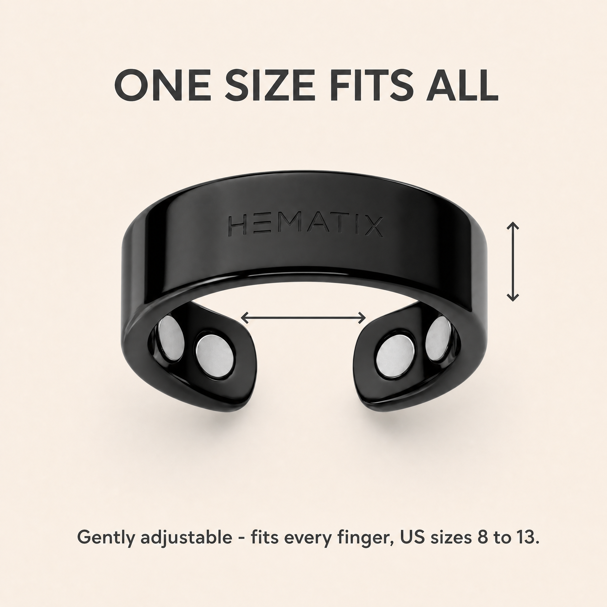 DENRIDGE® HEMATITE RING