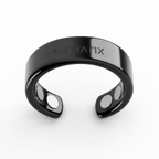 Hematix black magnetic ring with four magnets