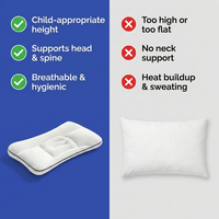 Ergonomic Kids Pillow