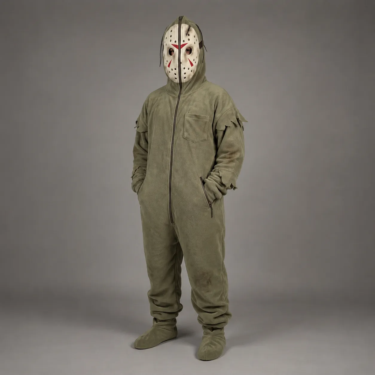 Horror Halloween Hooded Jumpsuit