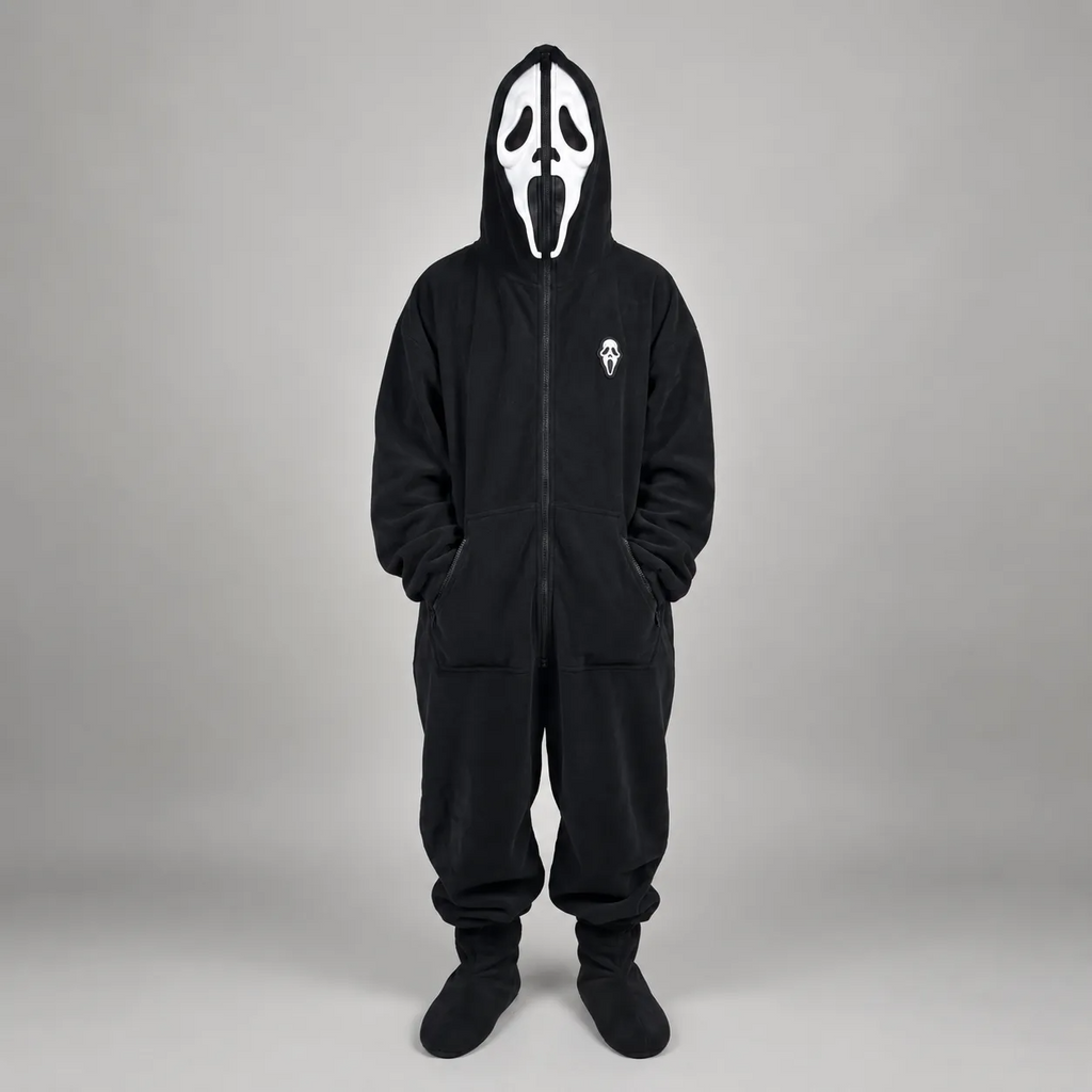 Horror Halloween Hooded Jumpsuit