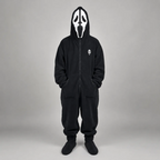 Horror Halloween Hooded Jumpsuit
