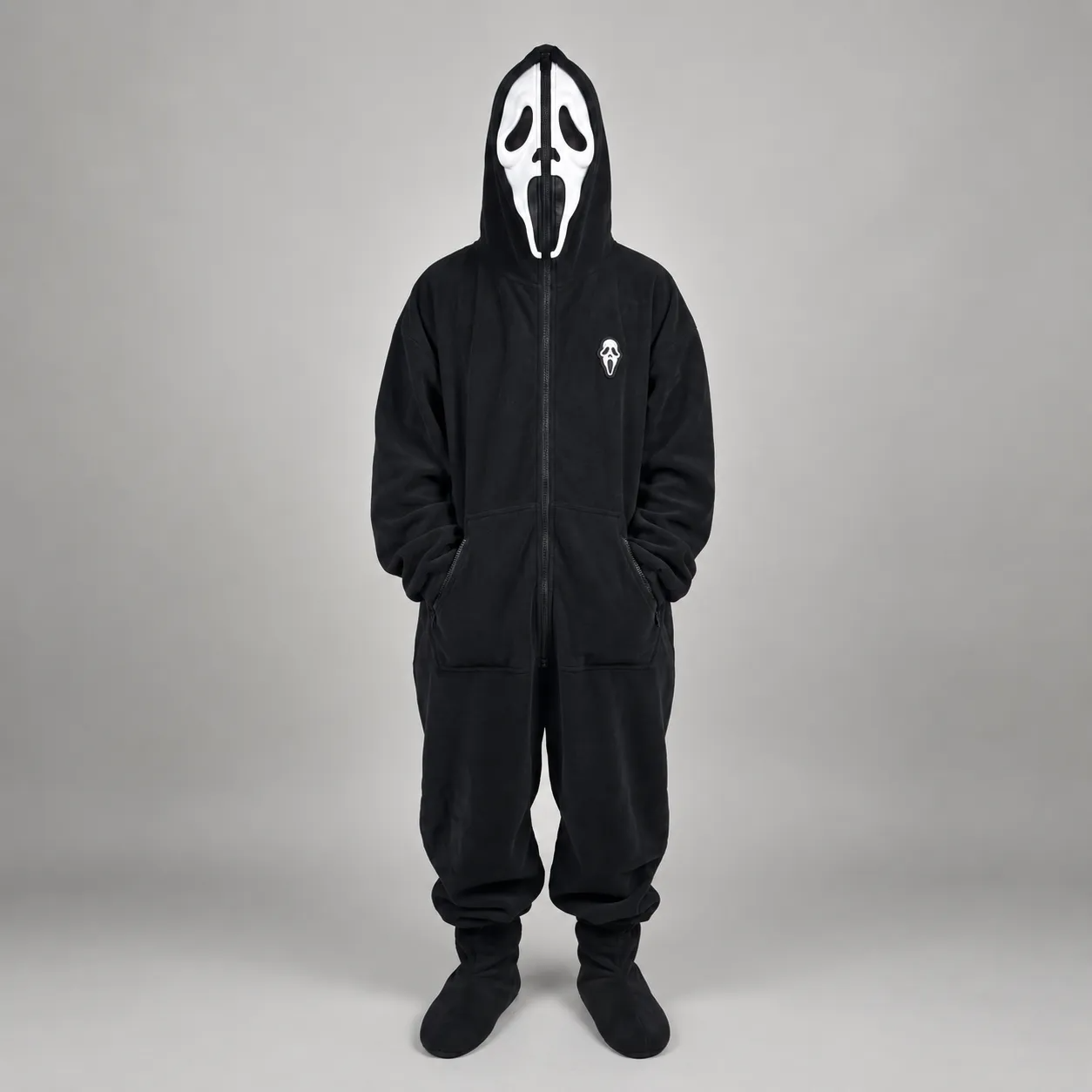 Horror Halloween Hooded Jumpsuit