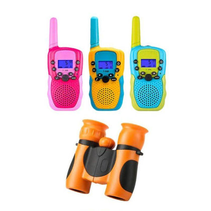 Binocular + 3-pc Walkie Talkie