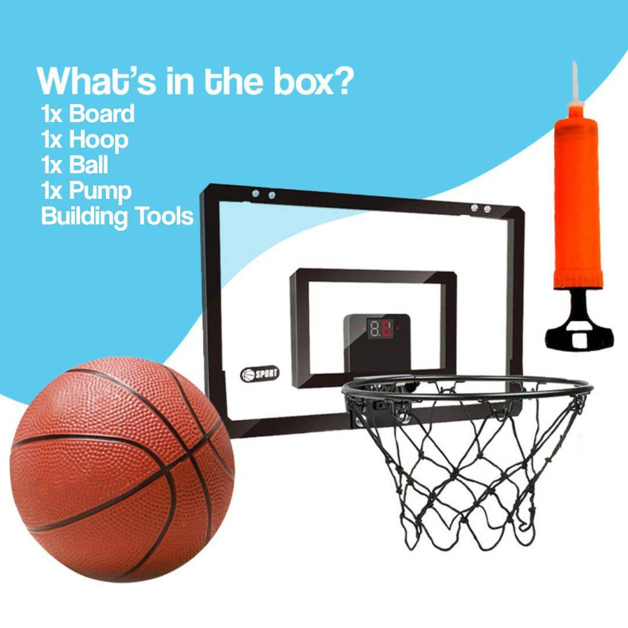 LED Pro Foldable Basketball Hoop with Digital Scoreboard (view 9)