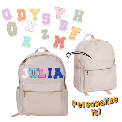 Backpack + 2 Sets of Letter Patches