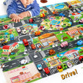 Montessori City Map with Detachable Car Toys