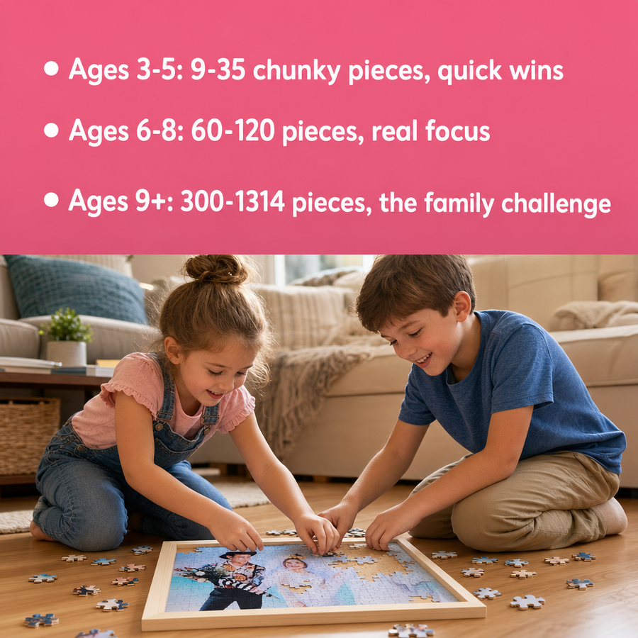 Custom Photo Wooden Puzzle 6*4 with Solid Wood Frame
