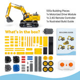 5-in-1 Remote Control Construction Building Block Kit