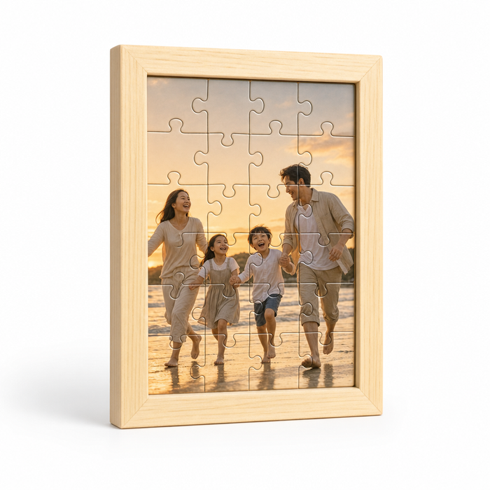 Custom Photo Wooden Puzzle 6*4 with Solid Wood Frame