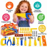 Kids Pretend Play Tool Set with Carry Bag