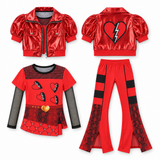 Metallic Rocker 3-Piece Costume Set