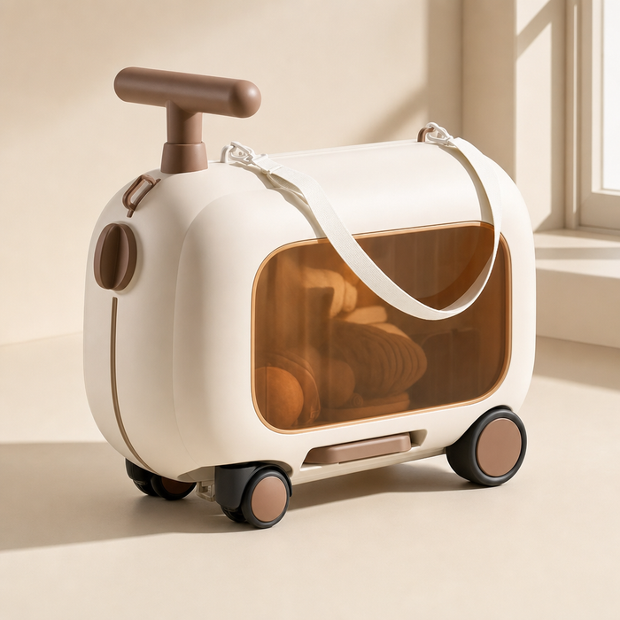 2-in-1 Kids Ride-On Suitcase