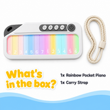 Rainbow Light-Up Pocket Piano