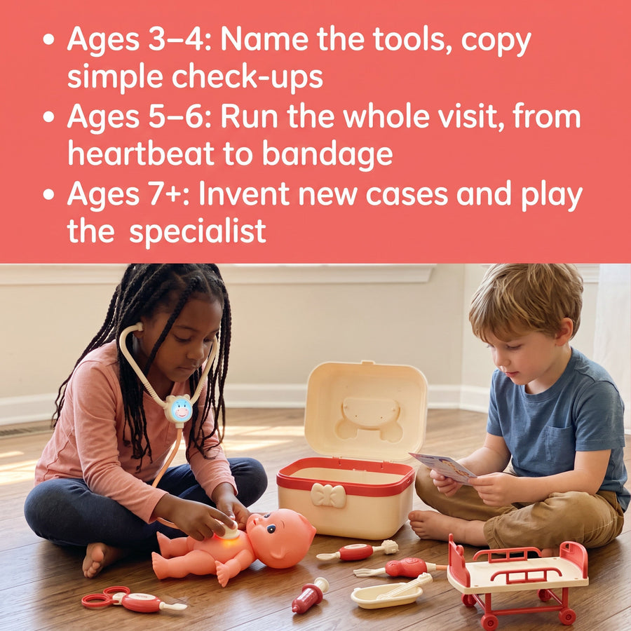 Little Doctor Play Kit with Hippo Carry Case