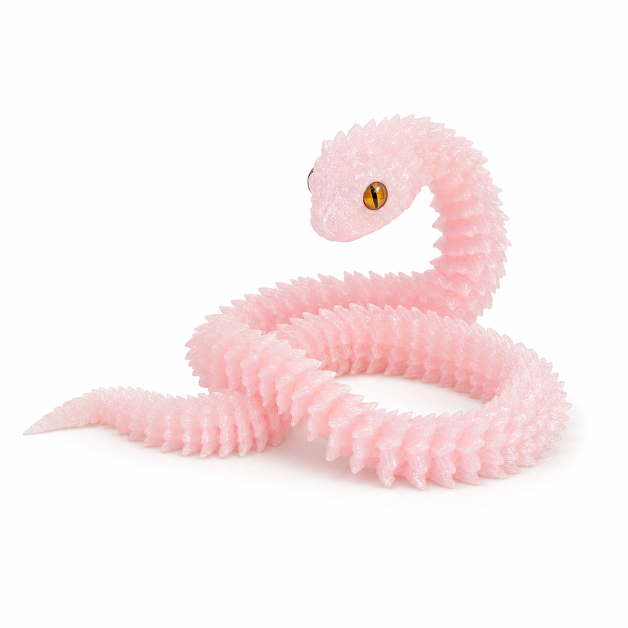 Articulated 3D-Printed Viper Snake (view 10)