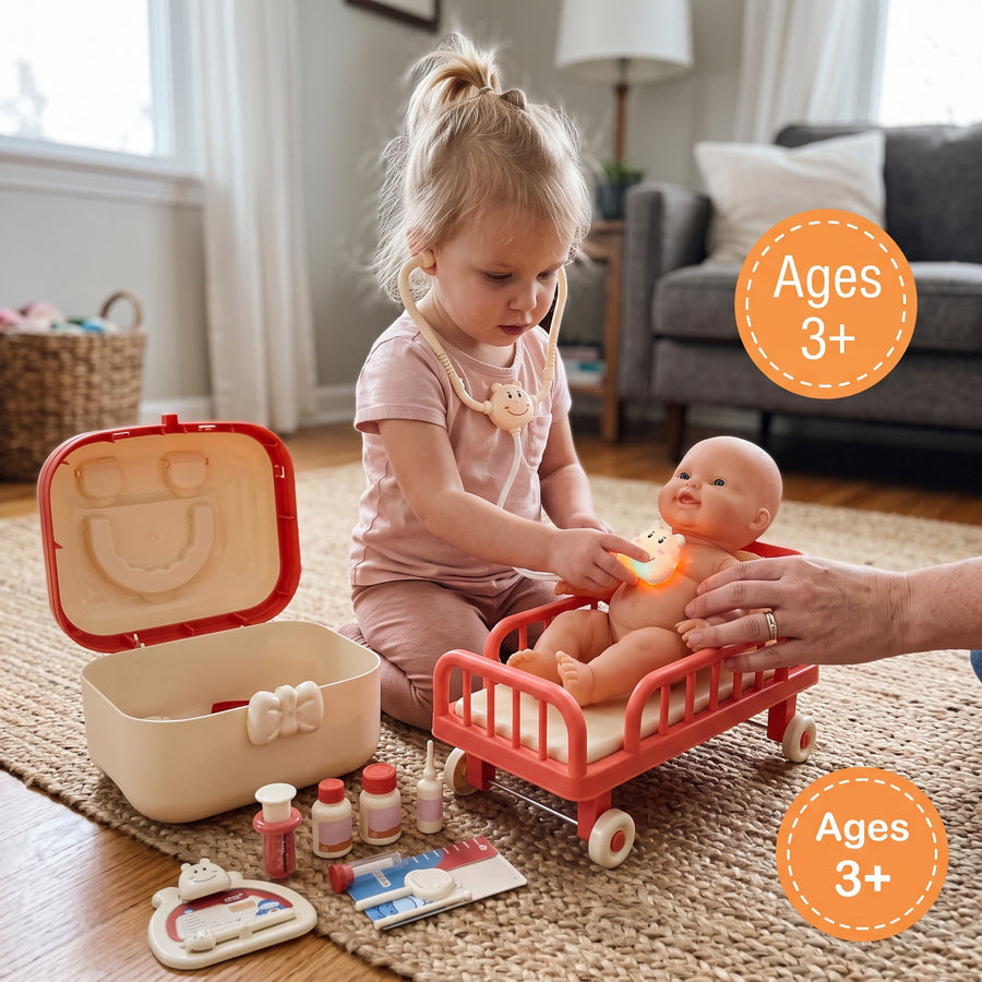 Little Doctor Play Kit with Hippo Carry Case