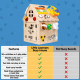 Wooden Montessori Busy House