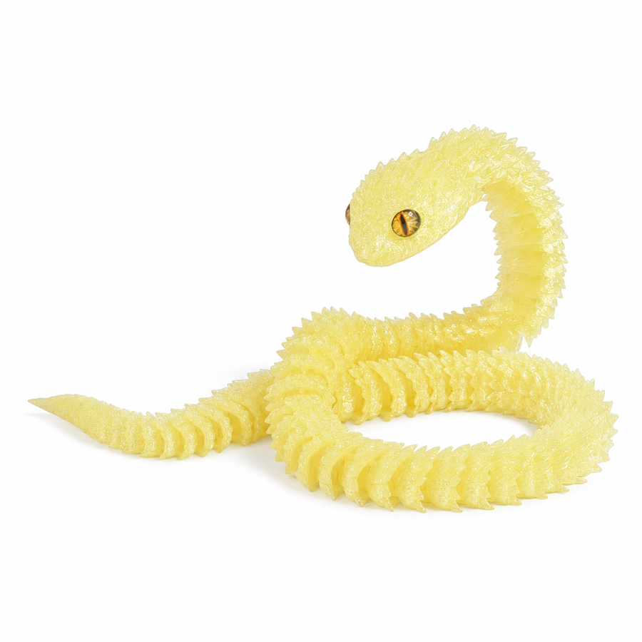 Articulated 3D-Printed Viper Snake (view 12)