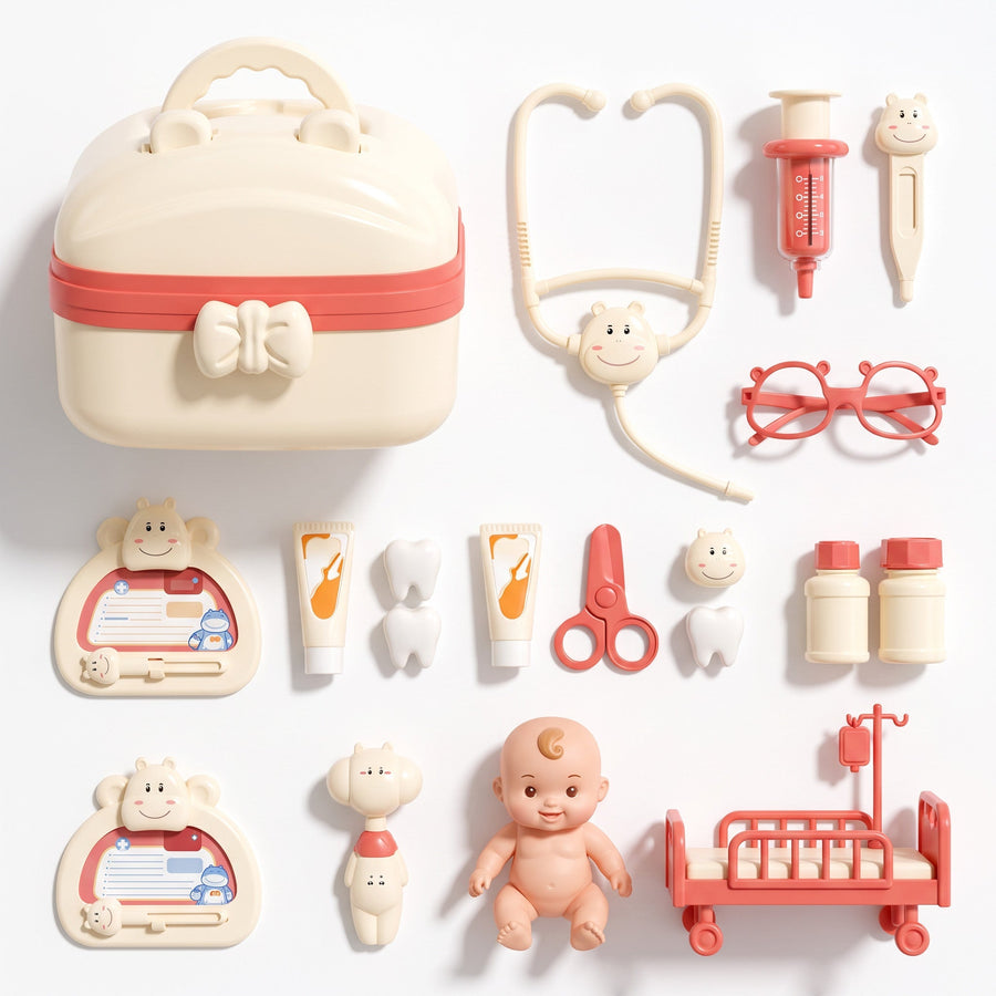 Little Doctor Play Kit with Hippo Carry Case