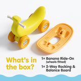 Banana-Mobile 3-in-1 Rocker, Balance Board & Ride-On
