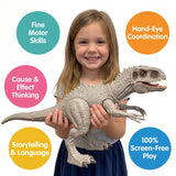 Big T-Rex Dinosaur Figure with Roar Sound & Light