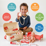 Little Doctor Play Kit with Hippo Carry Case