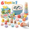 6-in-1 Soft Baby Learning Toy Set