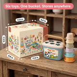 6-in-1 Soft Baby Learning Toy Set