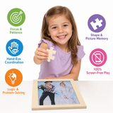 Custom Photo Wooden Puzzle 6*4 with Solid Wood Frame