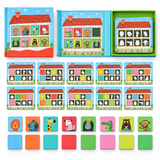 Magnetic Animal House Matching Game
