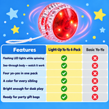 Light-Up Trick Yo-Yo (4 Pack)