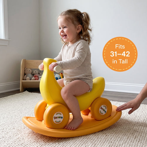 Banana-Mobile 3-in-1 Rocker, Balance Board & Ride-On