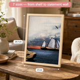 Custom Photo Wooden Puzzle 6*4 with Solid Wood Frame