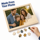 Custom Photo Wooden Puzzle 6*4 with Solid Wood Frame