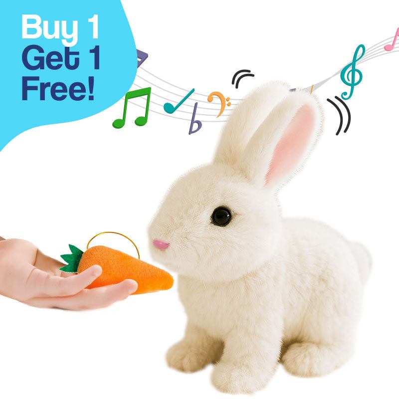 True-to-Life Interactive Bunny Pet (2-Pack)