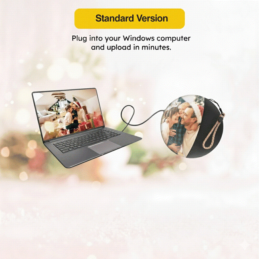 Video Memory Christmas Tree Ornament